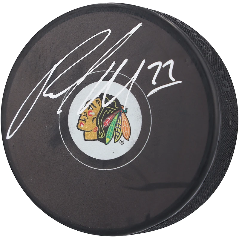 Rondelle de hockey autographiée par Pat Maroon des Blackhawks de Chicago
