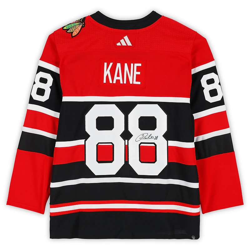 Patrick Kane Chicago Blackhawks Autographed 2022-23 Reverse Retro Adidas Authentic Jersey