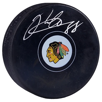 Patrick Kane Chicago Blackhawks Autographed Logo Hockey Puck