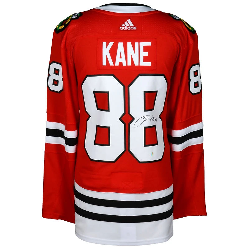 Patrick Kane Chicago Blackhawks Maillot Authentique Adidas Rouge Autographié