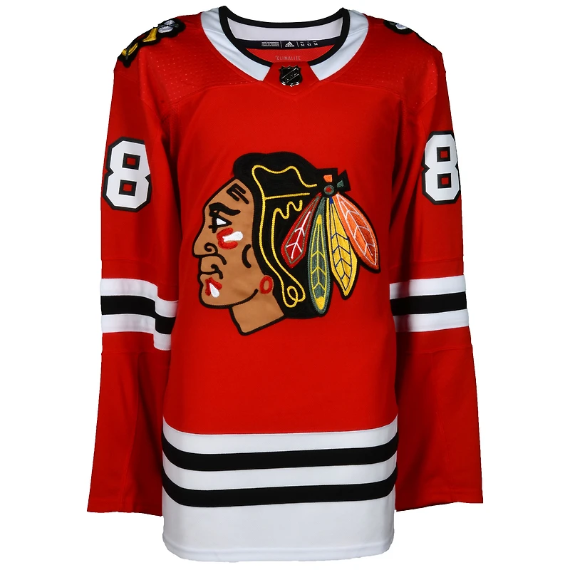 Patrick Kane Chicago Blackhawks Maillot Authentique Adidas Rouge Autographié