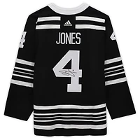 Seth Jones Black Chicago Blackhawks Autographed adidas Alternate Authentic Jersey