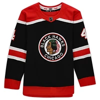 Seth Jones Black Chicago Blackhawks Autographed Adidas Reverse Retro Authentic Jersey