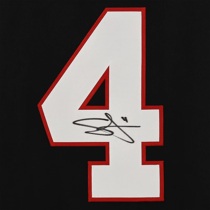 Seth Jones Black Chicago Blackhawks Autographed Adidas Reverse Retro Authentic Jersey