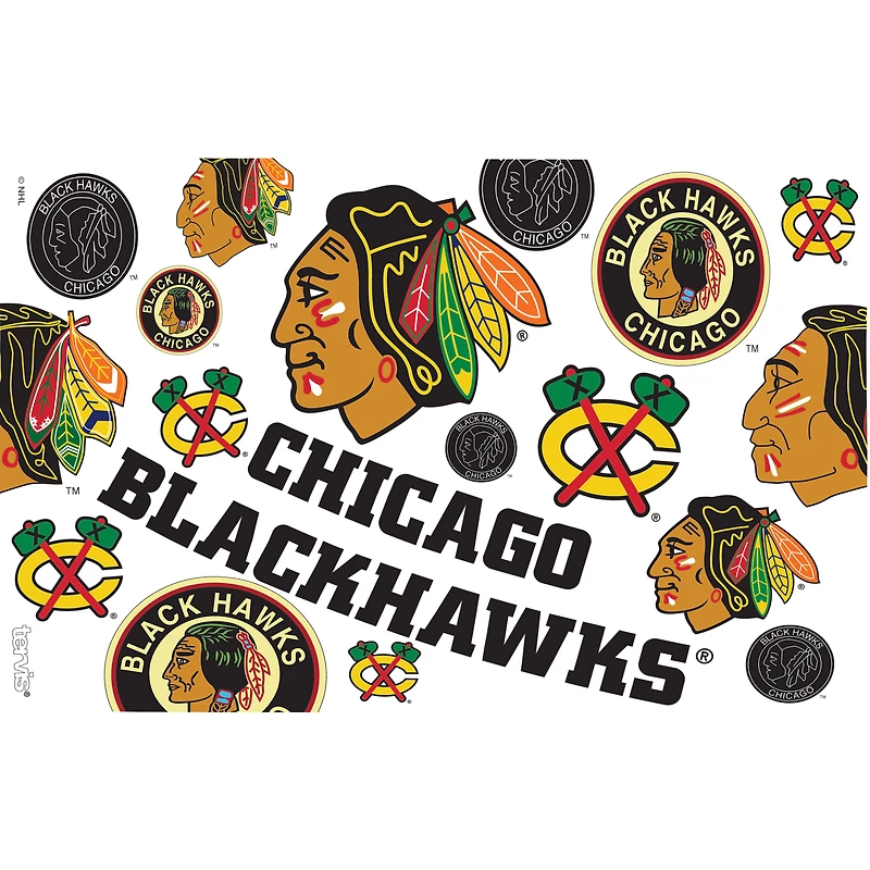 Tervis Chicago Blackhawks paquet de quatre 16oz. Ensemble de gobelets classiques