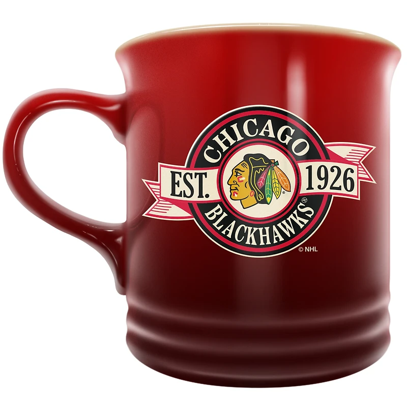 Le Sports Vault Chicago Blackhawks 14 oz. Tasse en grès