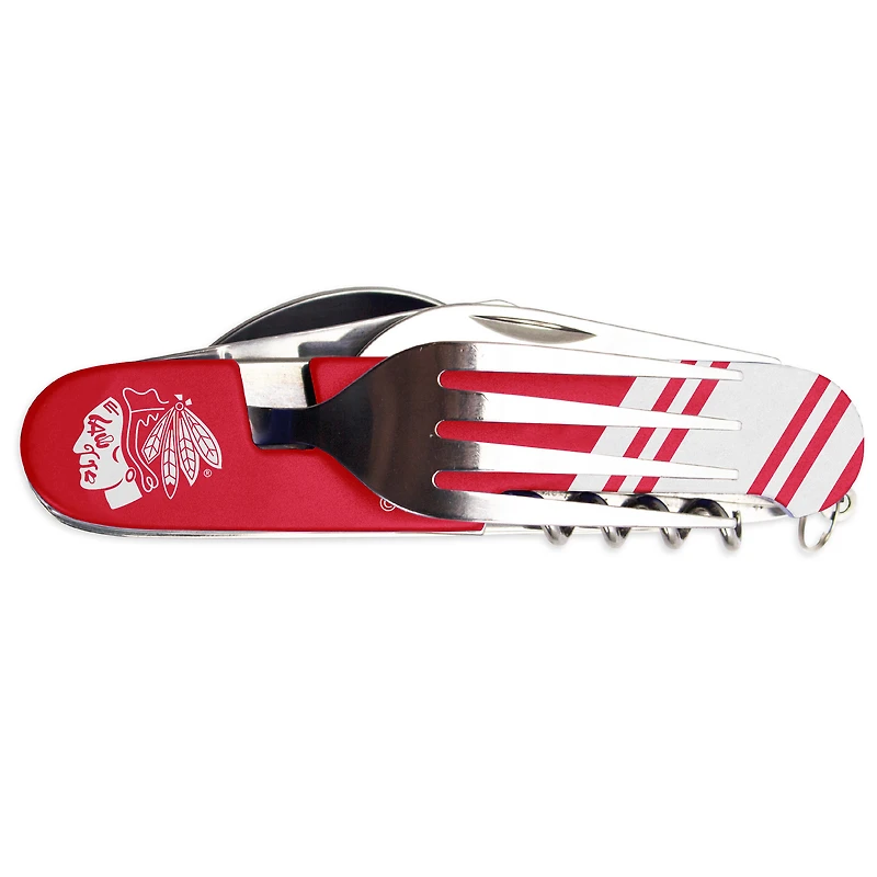 The Sports Vault Chicago Blackhawks - Outil multifonctionnel pour ustensiles