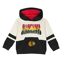 Ensemble sweat à capuche et pantalon en polaire noir Chicago Blackhawks Chants and Cheers pour tout-petits Outerstuff
