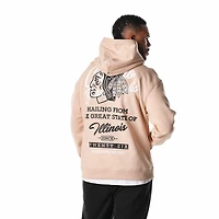 Unisex The Wild Collective  Cream Chicago Blackhawks Pullover Hoodie