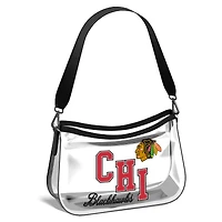 Mini-sac à main transparent Stadium des Blackhawks de Chicago WEAR by Erin Andrews