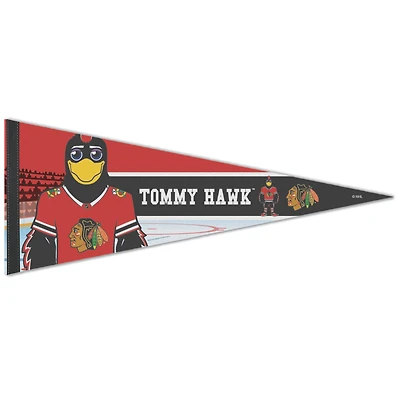 WinCraft Fanion mascotte Premium des Blackhawks de Chicago 12" x 30"