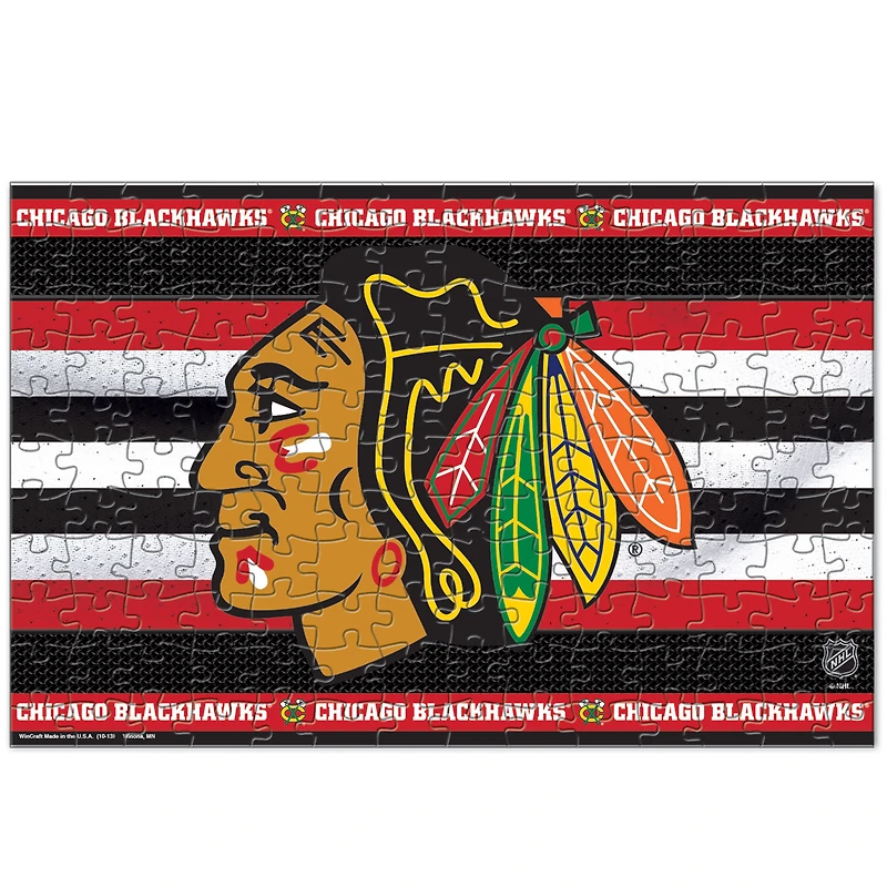 WinCraft Chicago Blackhawks 150-Piece Team Puzzle