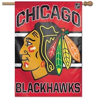Bannière verticale simple face WinCraft Chicago Blackhawks 28" x 40"