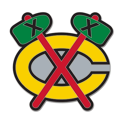 pin de collection WinCraft à l'effigie du logo secondaire des Blackhawks de Chicago
