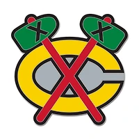 pin de collection WinCraft à l'effigie du logo secondaire des Blackhawks de Chicago