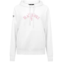 Sweat à capuche blanc pour femme Chicago Blackhawks avec imprimé Mother's Day Adorn