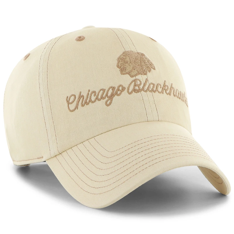 Casquette réglable '47 crème Chicago Blackhawks Haze Clean Up pour femmes