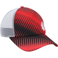 Casquette snapback de camionneur en mousse graphique Chicago Blackhawks adidas rouge/blanc pour femme
