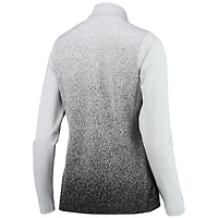 Women's Antigua White/Black Chicago Blackhawks Guide Desert Dry Full-Zip Jacket