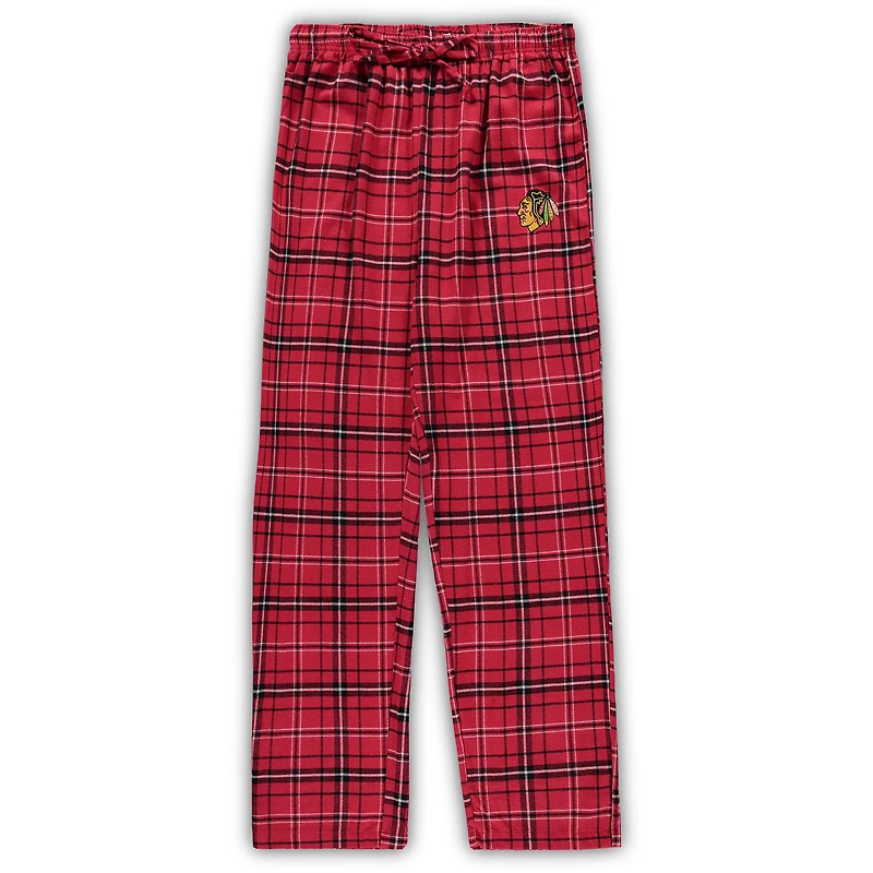 Women's Concepts Sport Red Chicago Blackhawks Plus Lodge T-Shirt & Pants Sleep Set