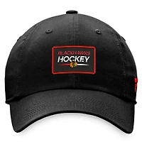 Women's Fanatics  Black Chicago Blackhawks Authentic Pro Rink Adjustable Hat