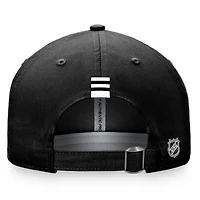 Women's Fanatics  Black Chicago Blackhawks Authentic Pro Rink Adjustable Hat