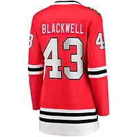 Women's Fanatics Colin Blackwell Red Chicago Blackhawks Home Breakaway Player Jersey