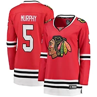 Maillot de joueur échappé des Blackhawks Chicago Fanatics Connor Murphy rouge pour femmes