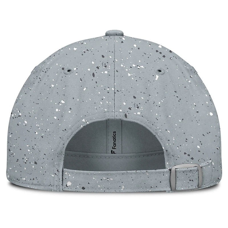 Women's Fanatics Gray Chicago Blackhawks Heritage Snow Day Speckle Adjustable Hat