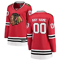 Women's Fanatics Red Chicago Blackhawks Breakaway - Custom Jersey