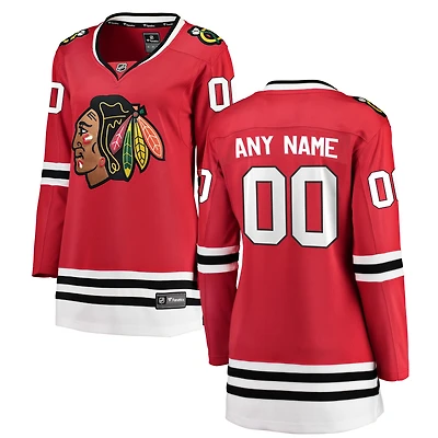 Women's Fanatics Red Chicago Blackhawks Breakaway - Custom Jersey