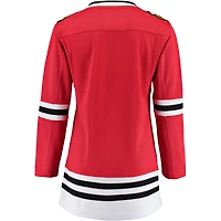 Women's Fanatics Red Chicago Blackhawks Home Breakaway - Blank Jersey