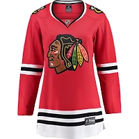 Fanatiques pour femmes de marque rouge Chicago Blackhawks Home Breakaway - Maillot vierge
