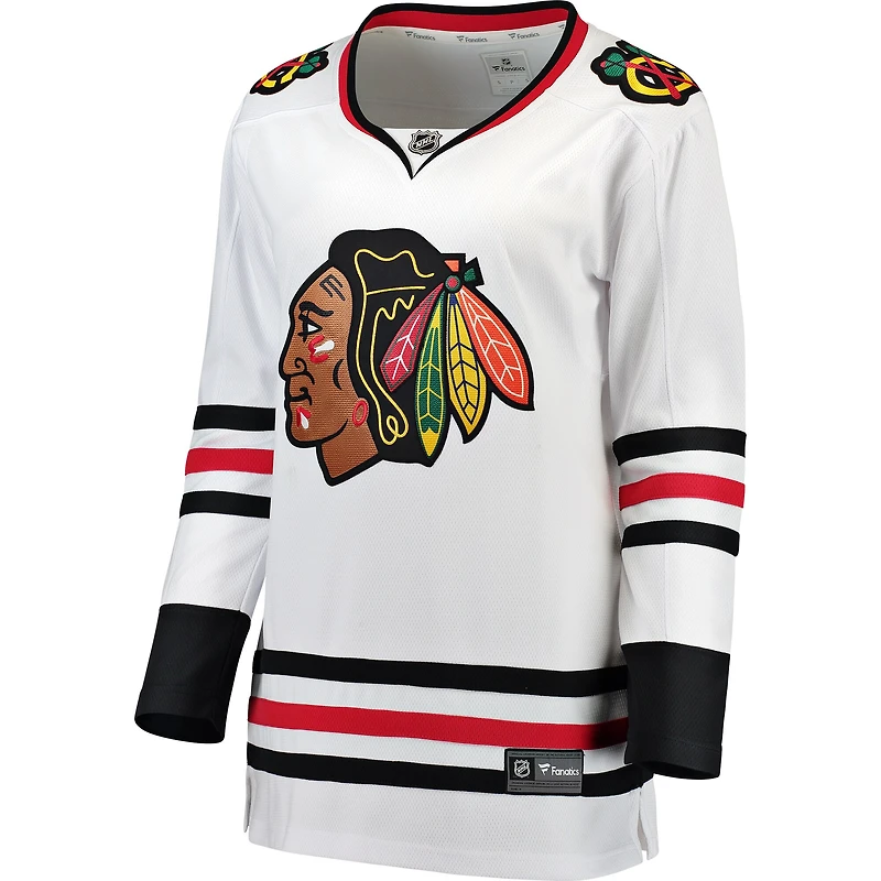 Women's Fanatics White Chicago Blackhawks Breakaway - Custom Jersey