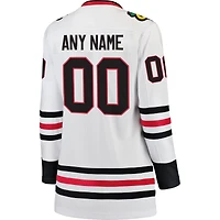 Women's Fanatics White Chicago Blackhawks Breakaway - Custom Jersey