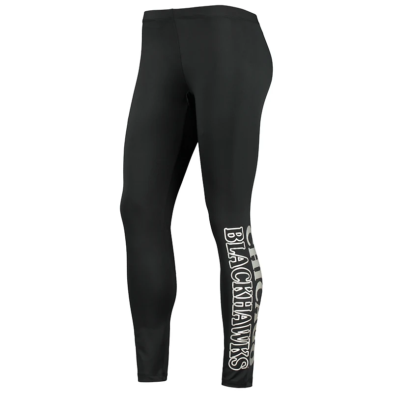 Women's G-III Sports by Carl Banks Black Chicago Blackhawks Stadium Leggings