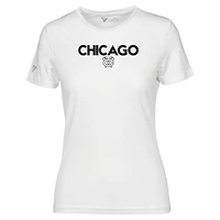 T-shirt blanc pour femme Chicago Blackhawks Maddox City Capsule de Levelwear