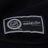 Sweat-shirt ras du cou noir Mitchell & Ness Chicago Blackhawks pour femme