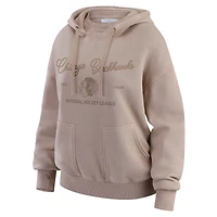 Pull ras du cou délavé pour femme WEAR by Erin Andrews, couleur beige
