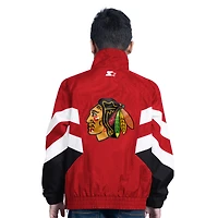Youth Starter  Red Chicago Blackhawks Prospect Half-Zip Pullover Top