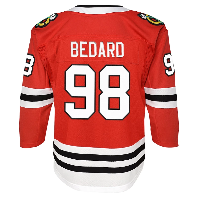Youth Connor Bedard Red Chicago Blackhawks Home Premier Player Jersey