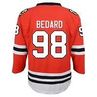 Youth Connor Bedard Red Chicago Blackhawks Home Replica Player Jersey