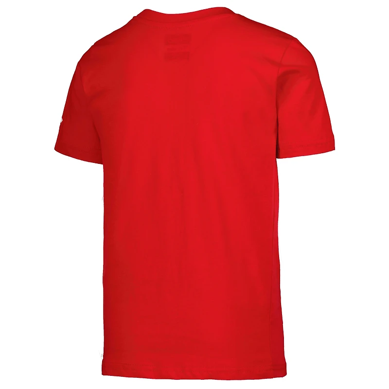 T-shirt authentique Pro Wordmark des Chicago Blackhawks pour jeunes fanatiques rouges
