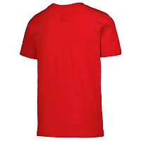 T-shirt authentique Pro Wordmark des Chicago Blackhawks pour jeunes fanatiques rouges