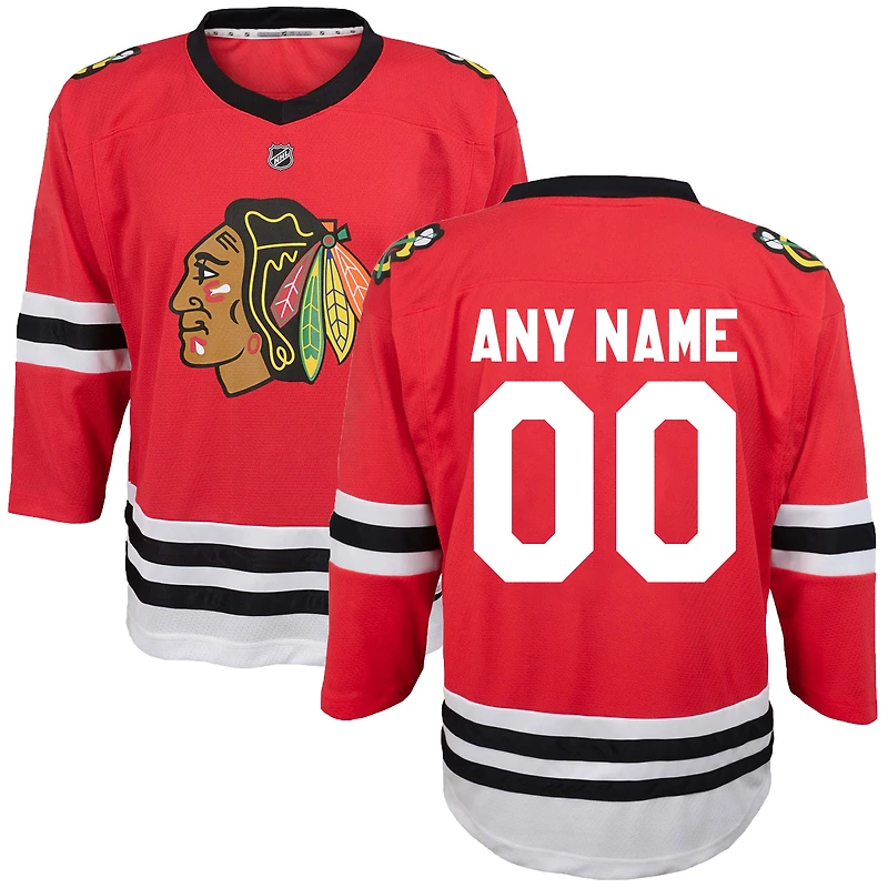 Jeunes fanatiques de marque Red Chicago Blackhawks - Réplique maillot personnalisé