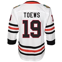 Jeune Jonathan Toews White Chicago Blackhawks Away Premier Player - Maillot