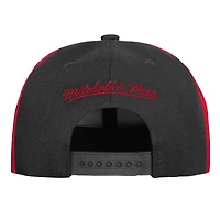 Casquette snapback Mitchell & Ness noire pour enfant, mascotte des Blackhawks de Chicago