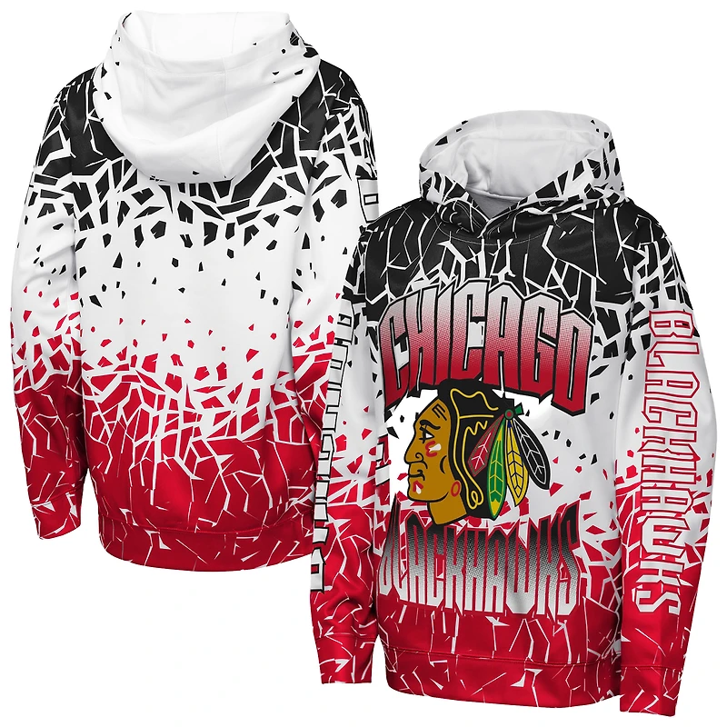 Sweat à capuche noir Frozen Frenzy des Chicago Blackhawks pour jeunes Outerstuff