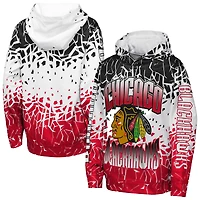 Sweat à capuche noir Frozen Frenzy des Chicago Blackhawks pour jeunes Outerstuff
