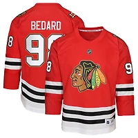 Youth Outerstuff Connor Bedard Red Chicago Blackhawks Anniversary Centennial Replica Jersey